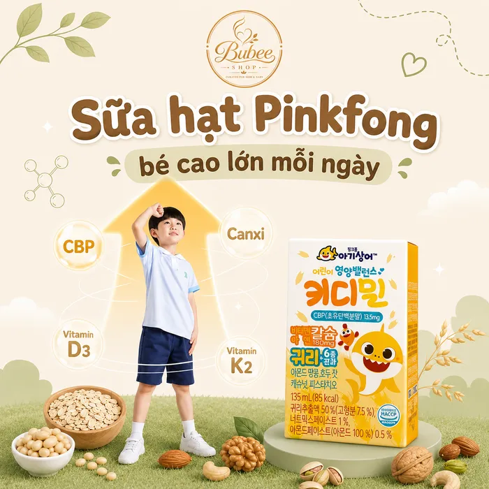 Sữa hạt dinh dưỡng Pinkfong Kiddiemeal