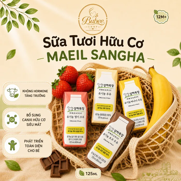 Sữa tươi hữu cơ Maeil Sangha